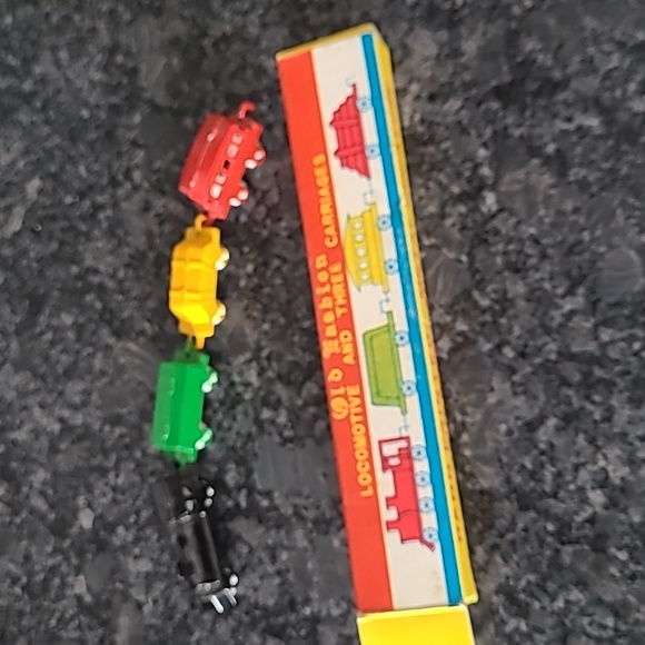 Vintage - Original Box "Old Fashion Locomotive with Carriages" - Picture 3 of 11